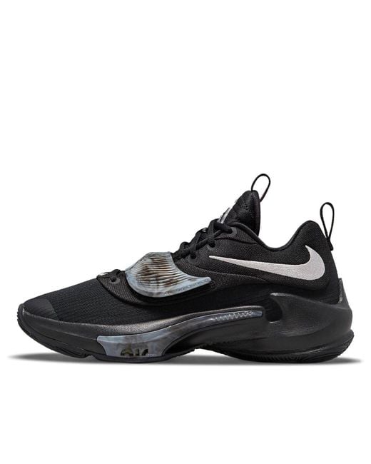 Nike Black Zoom Freak 3 Metallic' for men