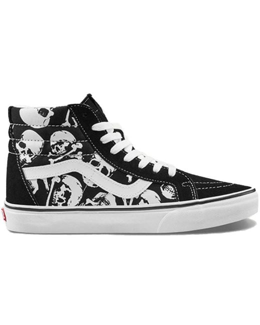 Vans Black Sk8-Hi Reissue 'Skulls' for men