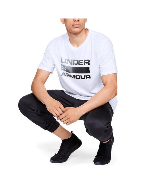 Under Armour White Training Graphics T-Shirt for men