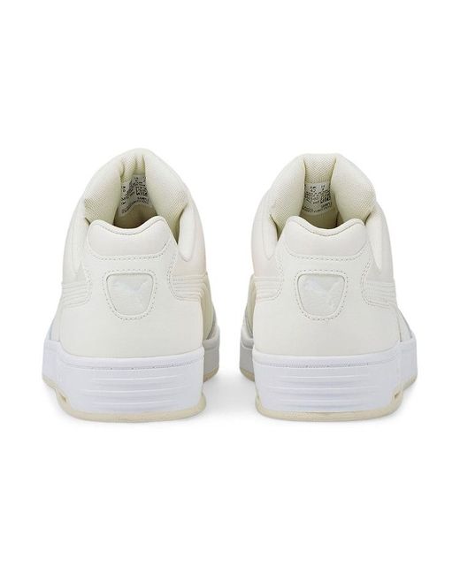 PUMA White Slipstream Lo 'Pristine' for men