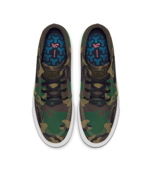 Nike Brown Zoom Janoski Canvas Premium Sb 'Camo' for men