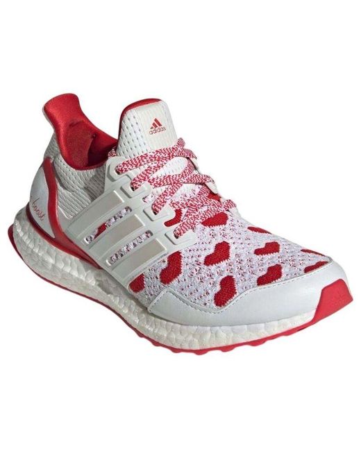 Adidas White Ultra Boost 1.0 'Valentines Day' for men