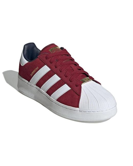 Adidas Red Originals Superstar Xlg for men