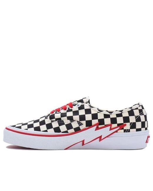 Vans White (Wmns) Authentic Bolt Checkerboard