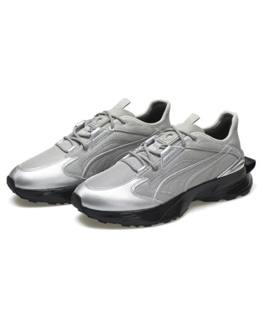 PUMA Gray Pwrframe X Staffonly Metal Fuzz 'Metallic' for men
