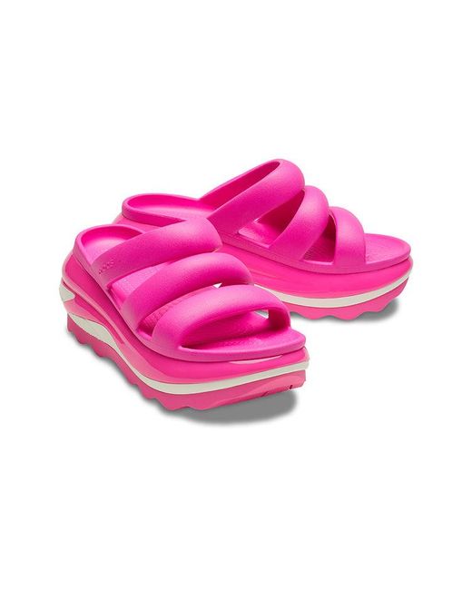 CROCSTM Pink Mega Crush Triple Strap for men