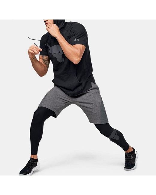 Under Armour Black X Project Rock Charged Cotton(R)T for men