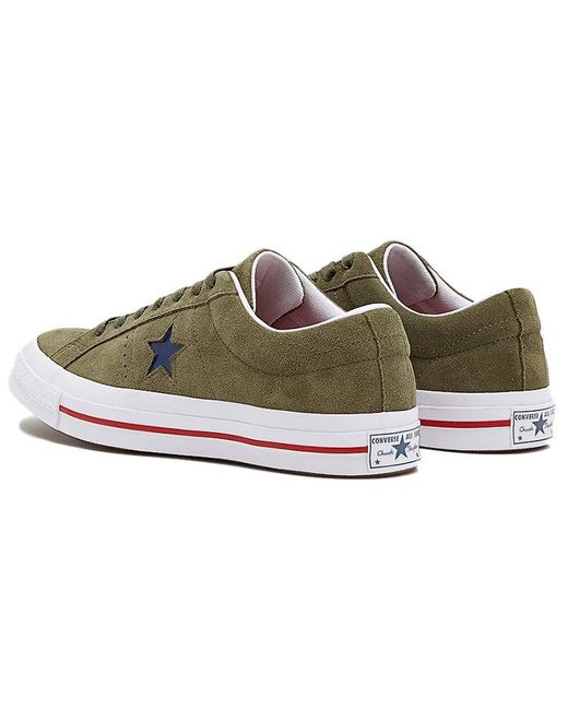 Converse Brown One Star Non-Slip Wear-Resistant Casual Skateboarding Shoes for men