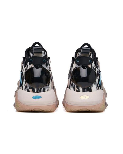 Anta Blue Shock Wave 3 Pro 'Light Leopard Print' for men