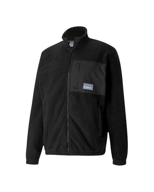 PUMA Black Avenir Track Jacket for men