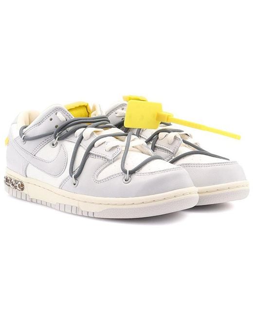 Nike White X Off- Dunk Low 'Lot 41 Of 50' for men