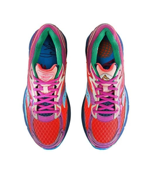 Saucony Red X Jae Tips Progrid Omni 9 'To Do List' for men