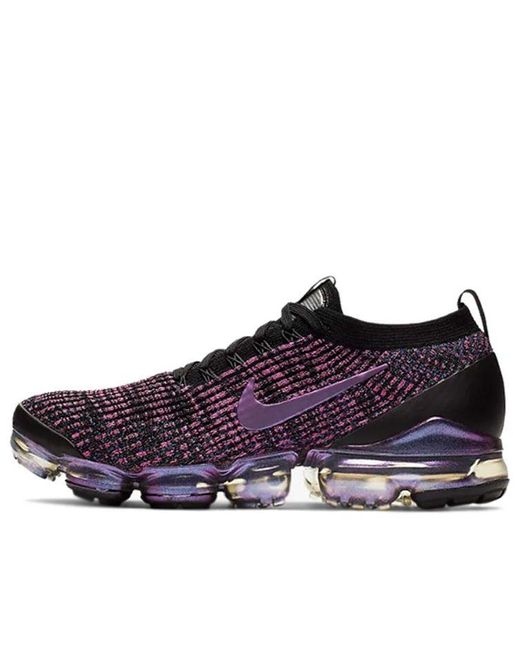 Nike Purple Air Vapormax Flyknit 3 'Laser Fuchsia' for men