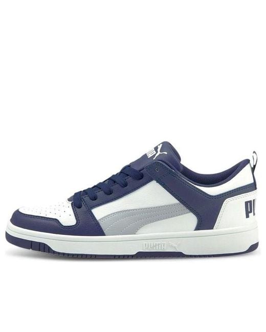 PUMA Blue Rebound Lay Up Lo Sl Low Top Board Shoes for men