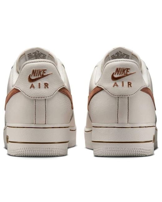 Nike White Air Force 1 '07 Lv8 'Ivory Saddle' for men