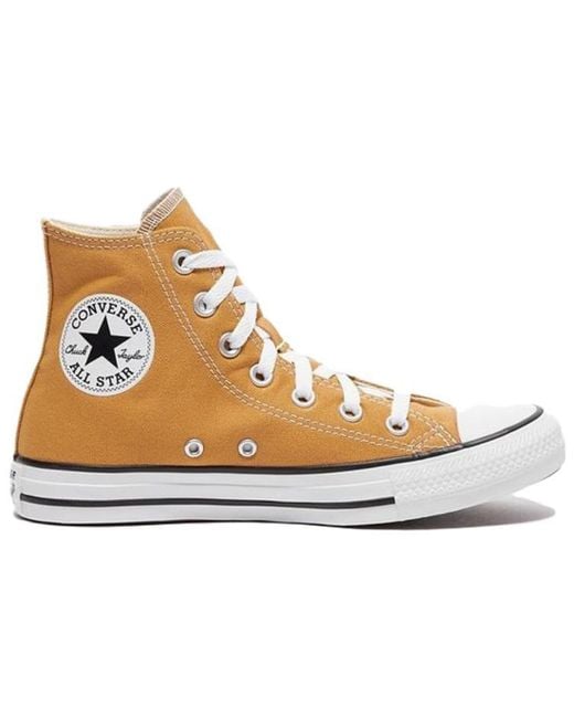 Converse Natural Chuck Taylor Hi All Star Sneakers 'Burnt Honey'
