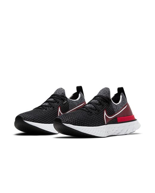 Nike Red React Infinity Run Flyknit University' for men