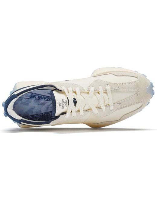 New Balance White 327 X Anb Brand 'Cream' for men