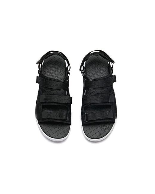 Anta Black Life Collection Sandals for men