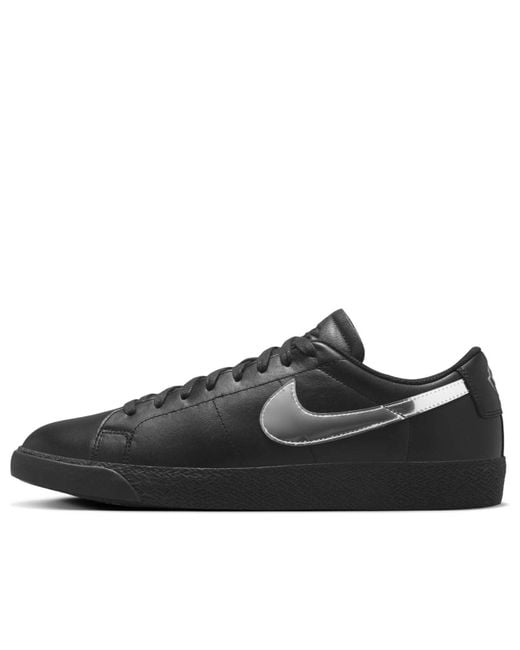Nike Black X Dancer Skateboards Sb Zoom Blazer Low Metallic' for men