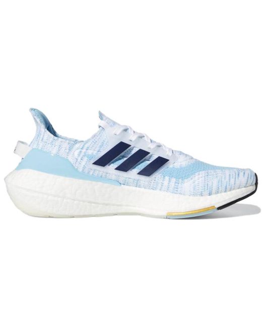 Adidas Blue Ultraboost 21 Clear' for men