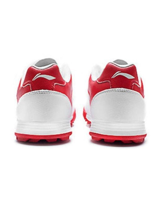Li-ning Red Training Soccer Shoes Tf for men