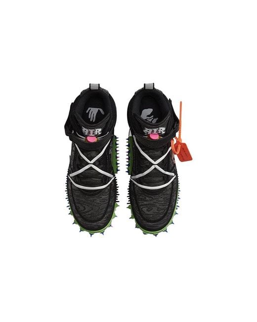 Nike Black Air Force 1 Mid "Off for men