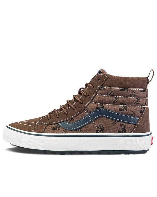 Vans Brown Shoes Skate Shoes for men