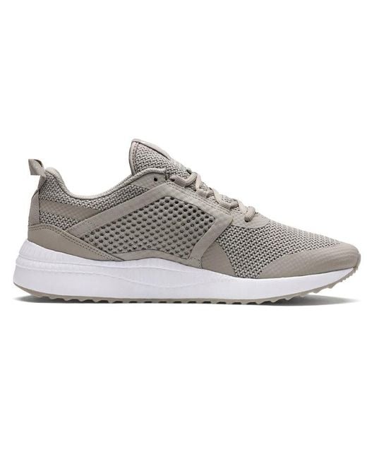 PUMA Gray Pacer Next Net Low Top Running Shoes for men