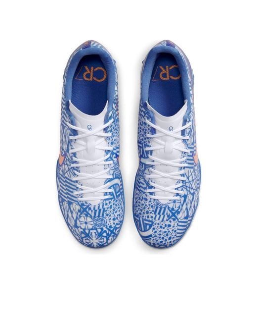 Nike Blue Zoom Mercurial Vapor 15 Academy Cr7 Tf for men