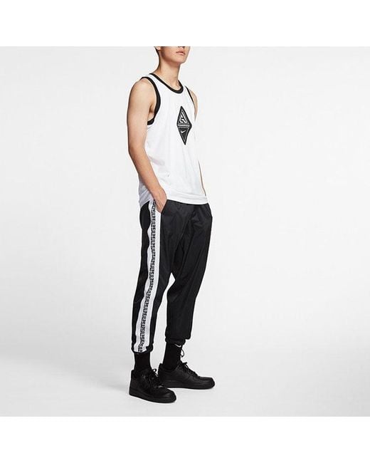 Nike White Giannis Alphabet Basketball Sleeveless Vest for men