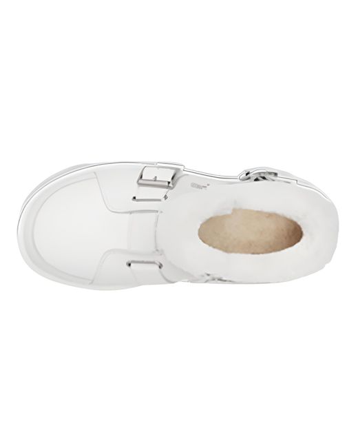 Ugg White (Wmns) Mini Buckle Short Boots