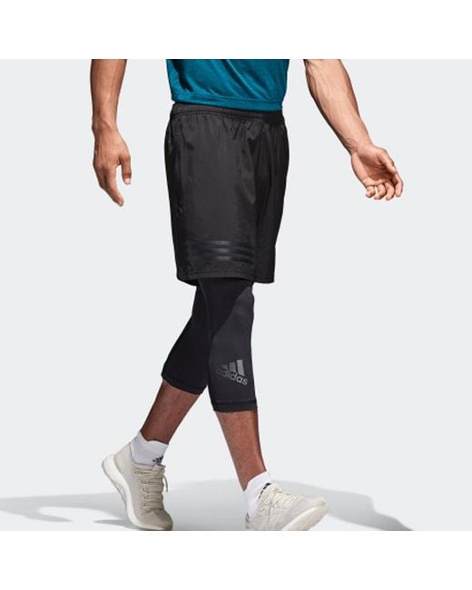 Adidas Black 4Krft Sho Cc Wv Training Sports Short Pant for men