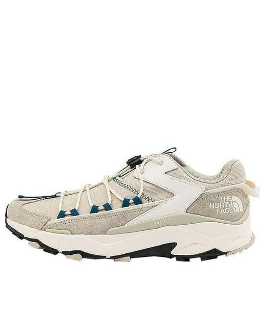 The North Face White Vectiv Taraval Hiking Shoes for men