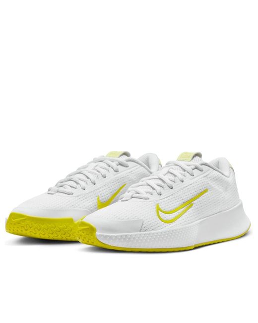 Nike White Court Vapor Lite 2 Hard Court Tennis Shoes