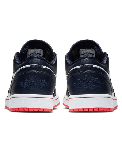 Nike Blue 1 Retro Low 'Obsidian Ember Glow' for men