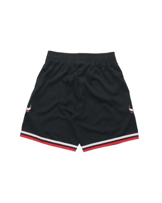 Mitchell & Ness Black Nba Swingman Shorts Chicago Bulls Alternate 1997-98 for men