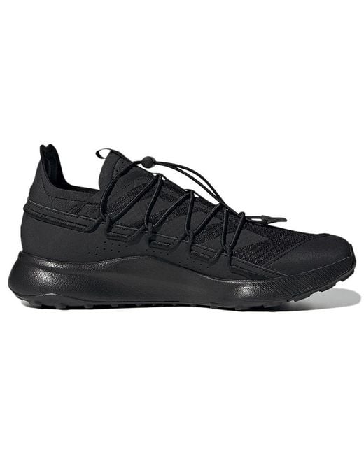 Adidas Black Terrex Voyager 21 Travel Shoes 'Core' for men