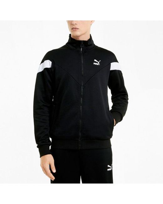 PUMA Black Iconic Mcs Track Jacket for men