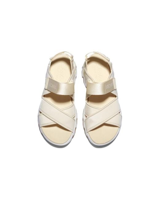 Skechers Metallic (Wmns) Big Lug Sandals 'Cream'