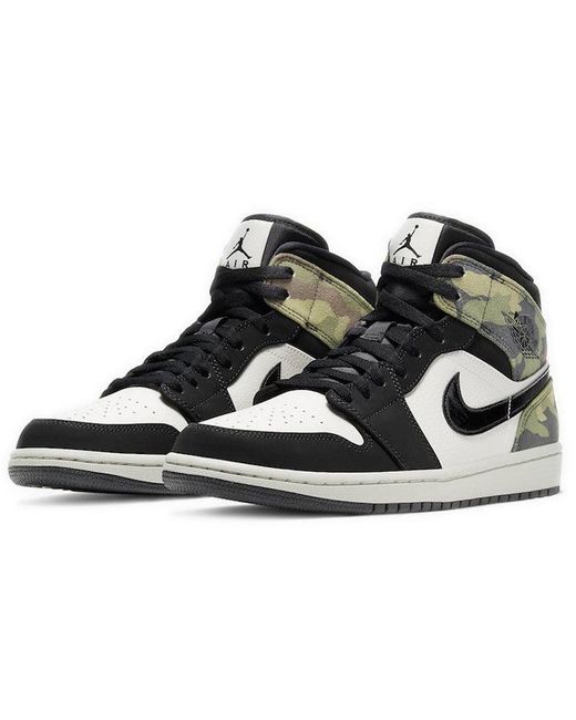 Nike Black 1 Mid 'Camo' for men