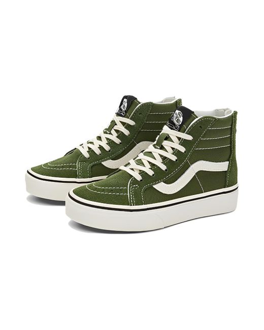 Vans Green Sk8-Hi Shoes 'Grape Leaf' for men