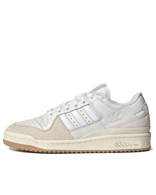 Adidas White Forum 84 Low Adv Gum' for men