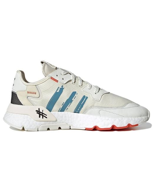Adidas White Originals Nite jogger for men