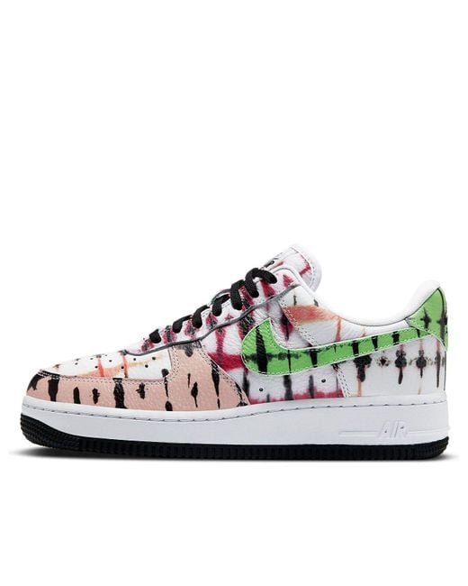Nike White (Wmns) Air Force 1 Tie Dye'