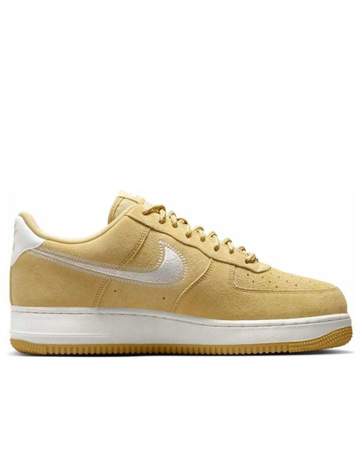 Nike Natural Air Force 1 Low '07 Lv8 'Buff Sail Embroidered Swoosh' for men