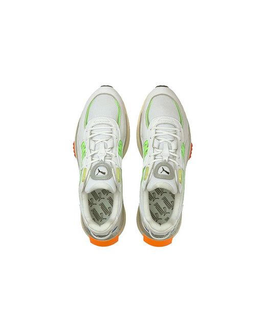 PUMA White Wild Rider Techno Glare' for men