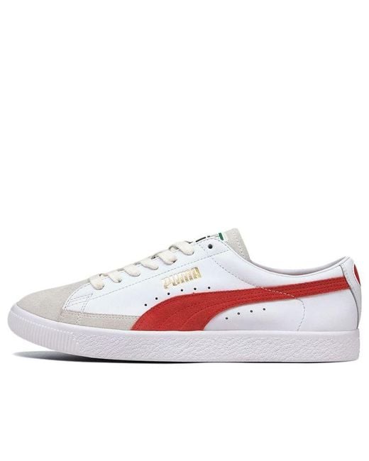 PUMA White Basket Vtg Casual Shoes for men