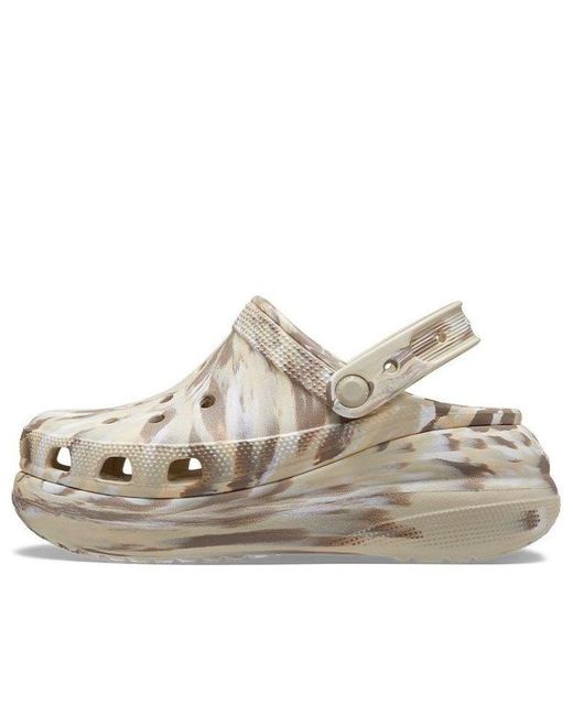 CROCSTM Natural Classic Crush Marbled Clog 'Bone Multi' for men