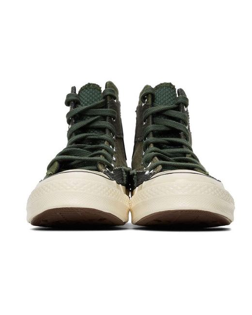 Converse Black Chuck 70 Hi 'Mono Patchwork for men